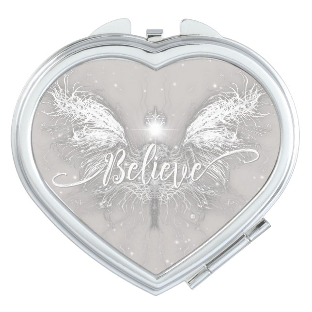 Believe Fairy Starlight Fantasy Compact Mirror (Front)