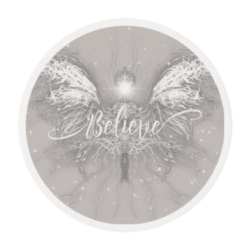 Believe Fairy Starlight Fantasy Edible Frosting Rounds