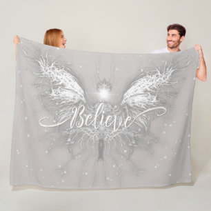 Believe Fairy Starlight Fantasy Fleece Blanket