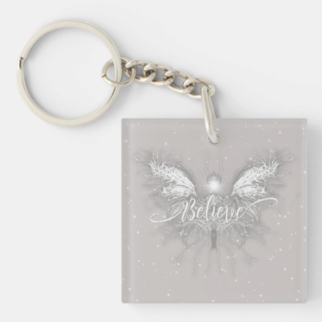 Believe Fairy Starlight Fantasy Keychain (Front)