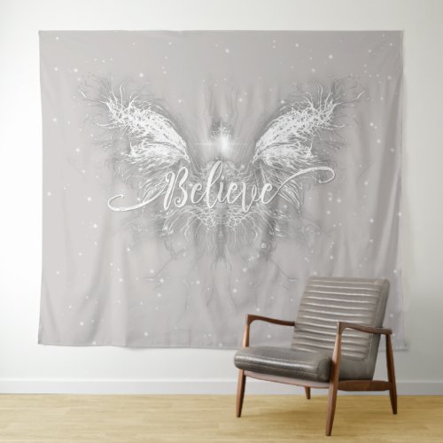 Believe Fairy Starlight Fantasy Tapestry