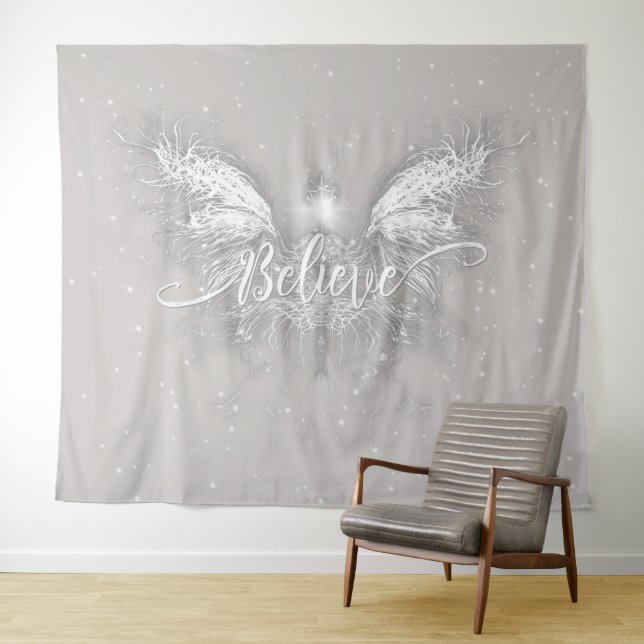 Believe Fairy Starlight Fantasy Tapestry (In Situ (Horizontal))