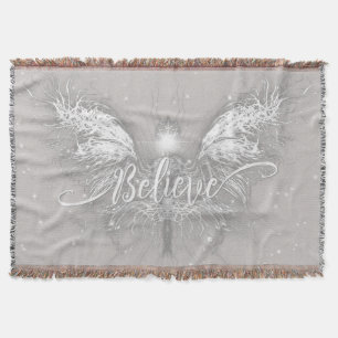 Believe Fairy Starlight Fantasy Throw Blanket