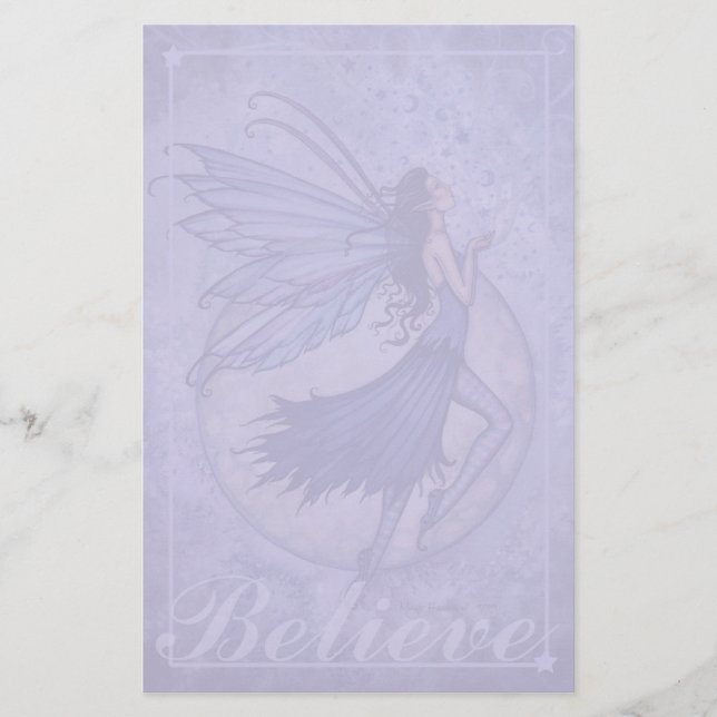 Believe Fairy Stationary by Molly Harrison Stationery (Front)