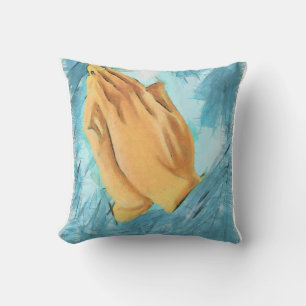 Believe Faith Hope Love Pray Pattern Peace Joy Art Throw Pillow