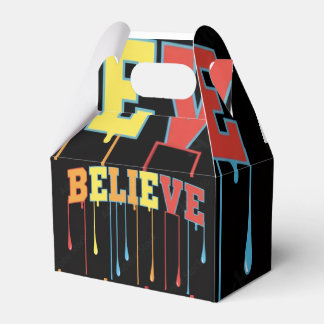 Believe  favor boxes