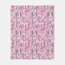 Believe Fighter Live Strong Pink Typography