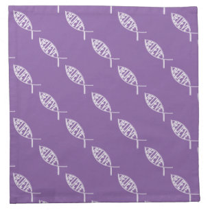 Believe Fish Lavender Napkin