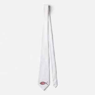 Believe Fish- Red Neck Tie