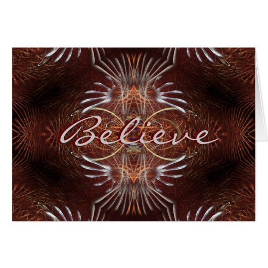 Believe Fractal Card (Front Horizontal)