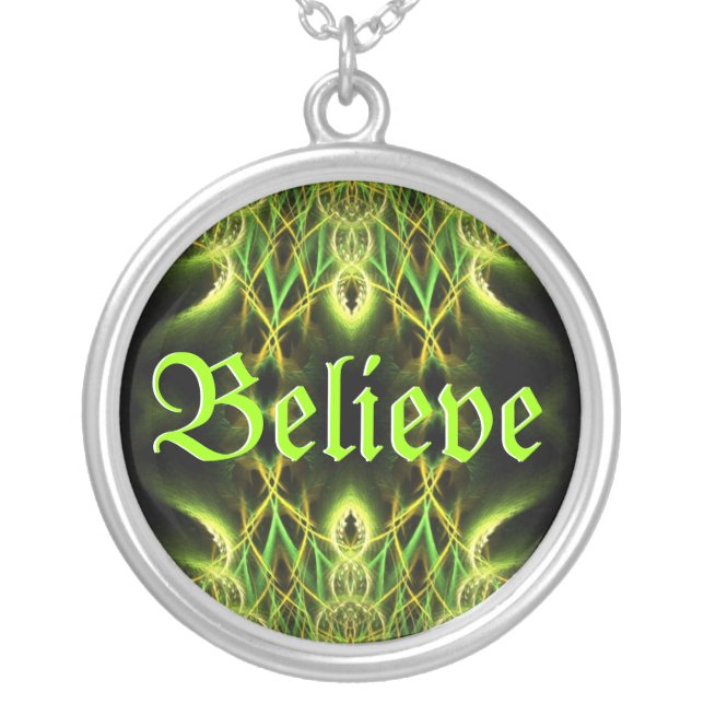 Believe : Fractal Forest Necklace (Front)