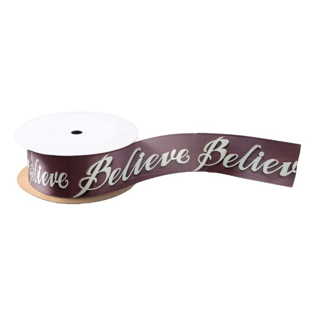 Believe Graphics Art Satin Ribbon (Spool)