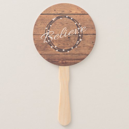 Believe Hand Fan