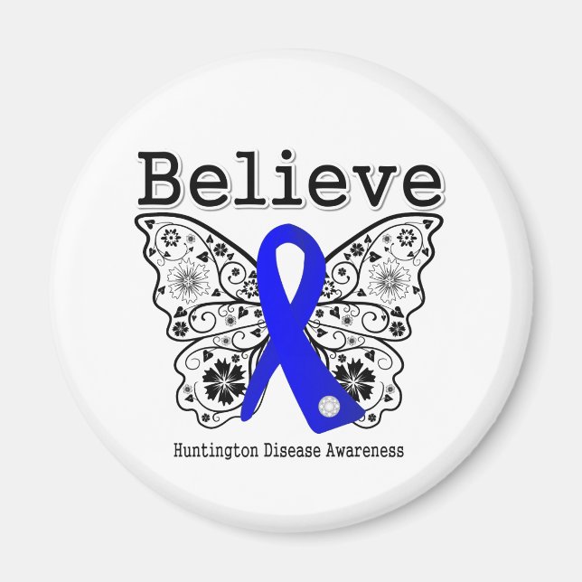 Believe Huntington Disease Magnet (Front)