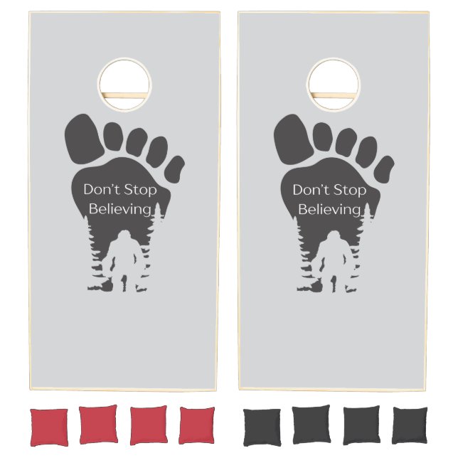Believe in Bigfoot Cornhole Set (Set)