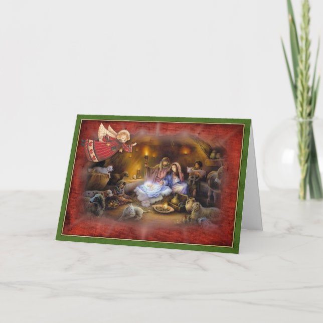 Believe In Christmas Miracles Greeting Holiday Card (Front)