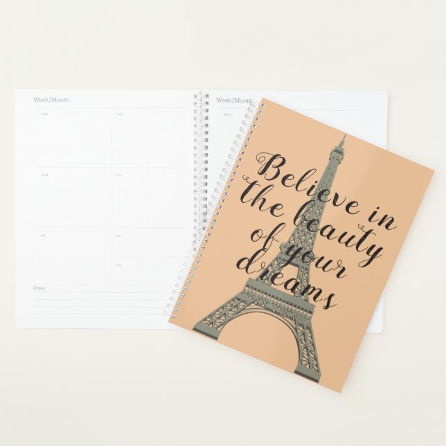Believe in Dreams Eiffel Tower Planner (Display)