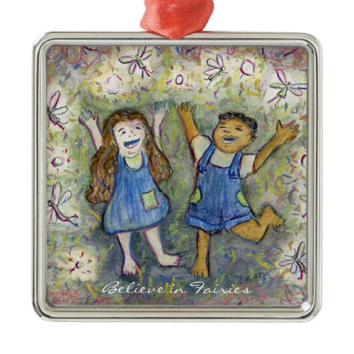 Believe in Fairies Fun Art Custom Ornaments