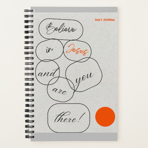 Believe In Jesus JournalDevotionalWriting Notebook