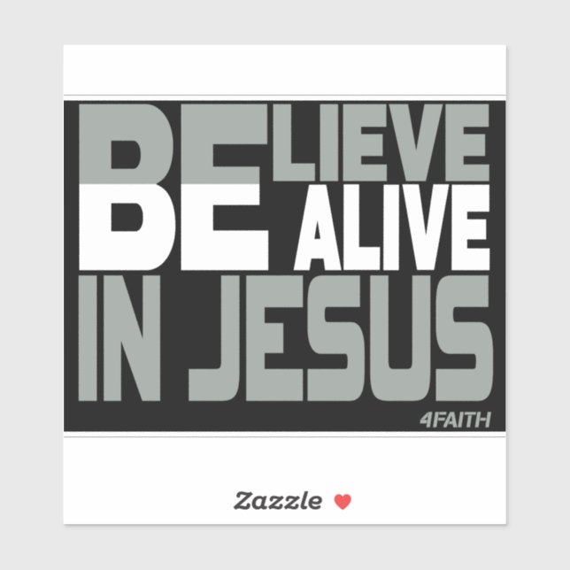 Believe in Jesus Sticker (Sheet)