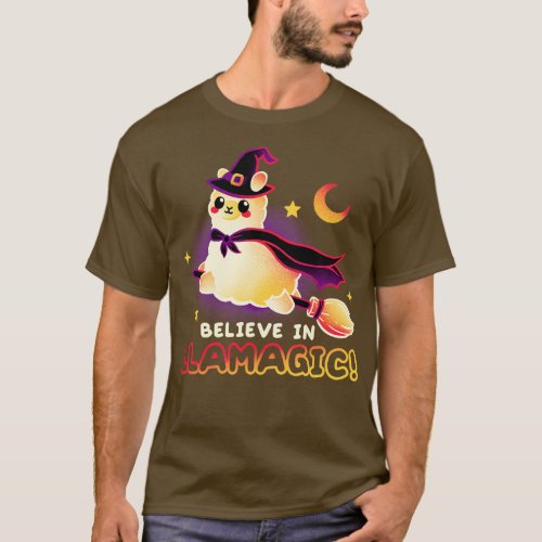 Believe in llamagic T_Shirt