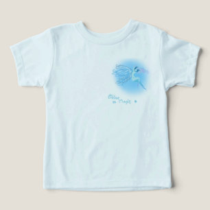 Believe in Magic Blue Fairy Fantasy Art Toddler T-shirt