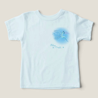 Believe in Magic Blue Fairy Fantasy Art Toddler T-shirt