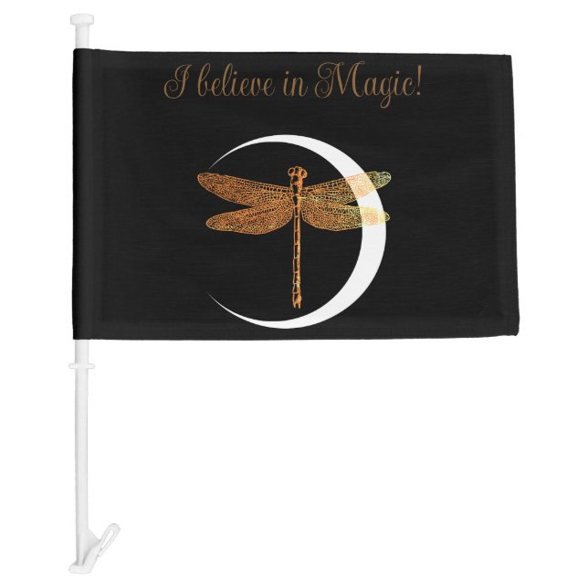 Believe in Magic!  Car Flag (Front)