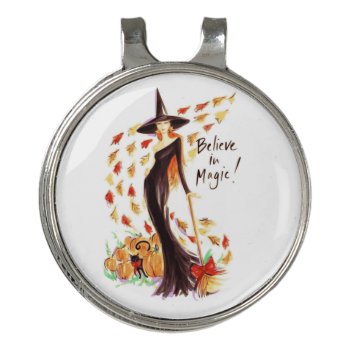 Believe In Magic Golf Hat Clip by Awesoma at Zazzle