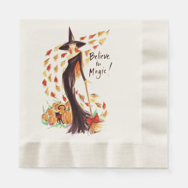BELIEVE IN MAGIC PAPER NAPKINS (Front)
