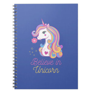 Believe In Magic Unicorn       Notebook