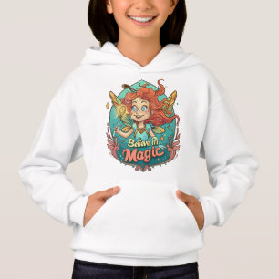 Believe in Magic - Whimsical Fairy Design Hoodie