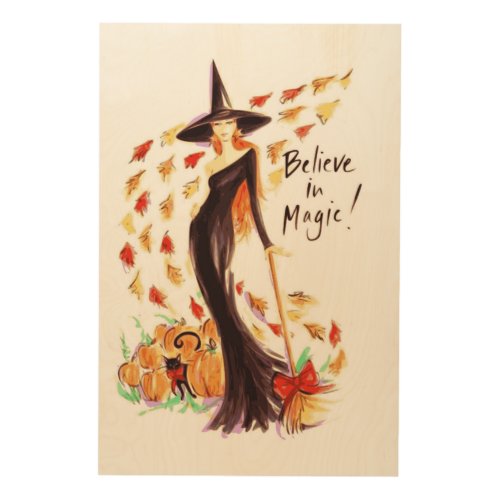 BELIEVE IN MAGIC WOOD WALL DECOR