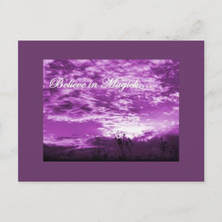 Believe in Magick postcard