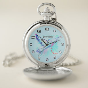 Believe in Miracles Dove  Christian Pocket Watch