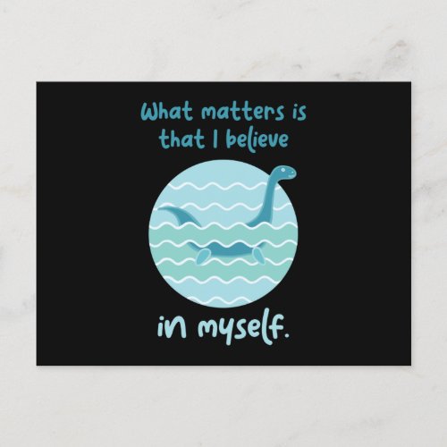 Believe In Myself Loch Ness Nessy Postcard