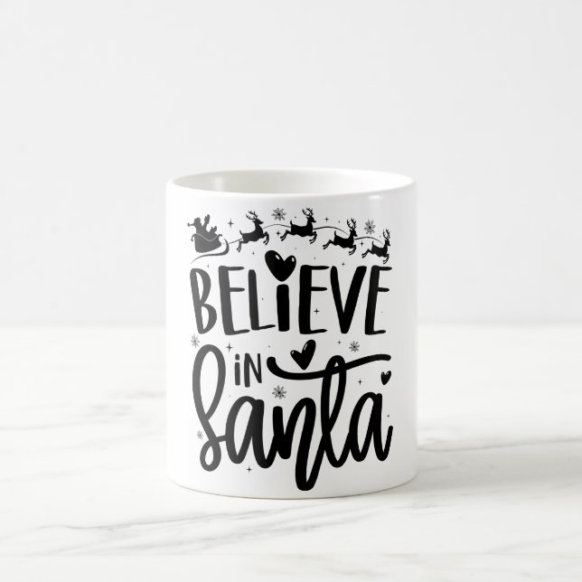 Believe In Santa Color Morph Mug (Center)