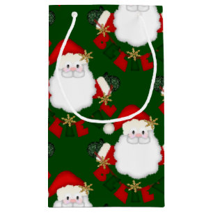 Believe in Santa-GREEN-GIFT BAG s