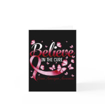 Believe In The Cure Brain Aneurysm Awareness Butte Card