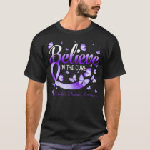 Believe In The Cure Crohn's Disease Awareness Butt T-Shirt
