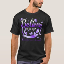 Believe In The Cure Testicular Cancer Awareness Bu T-Shirt