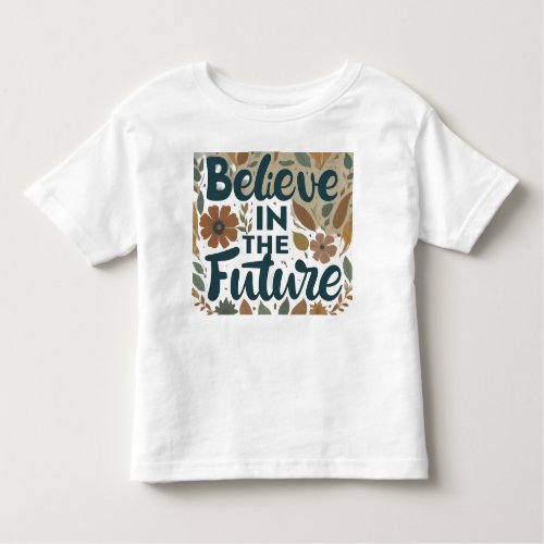 Believe in the future  toddler t_shirt