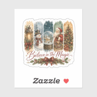 Believe in the Magic Christmas Sticker