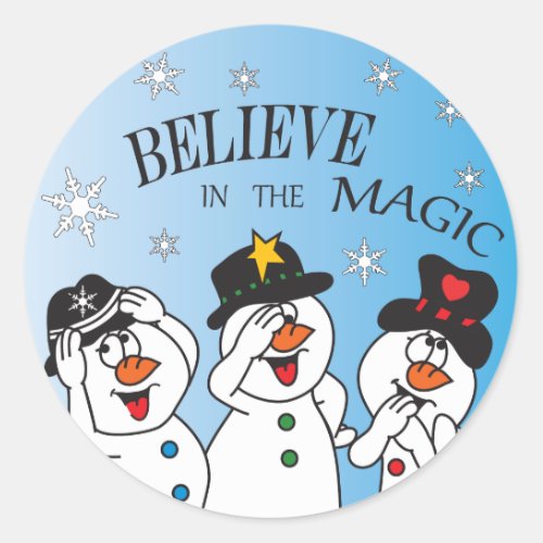 Believe in The Magic Classic Round Sticker