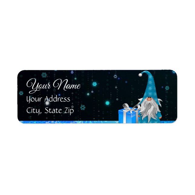 Believe in the Magic Gnome Mailing Label (Front)