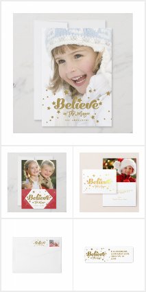 Believe in the Magic Holiday Card Collection