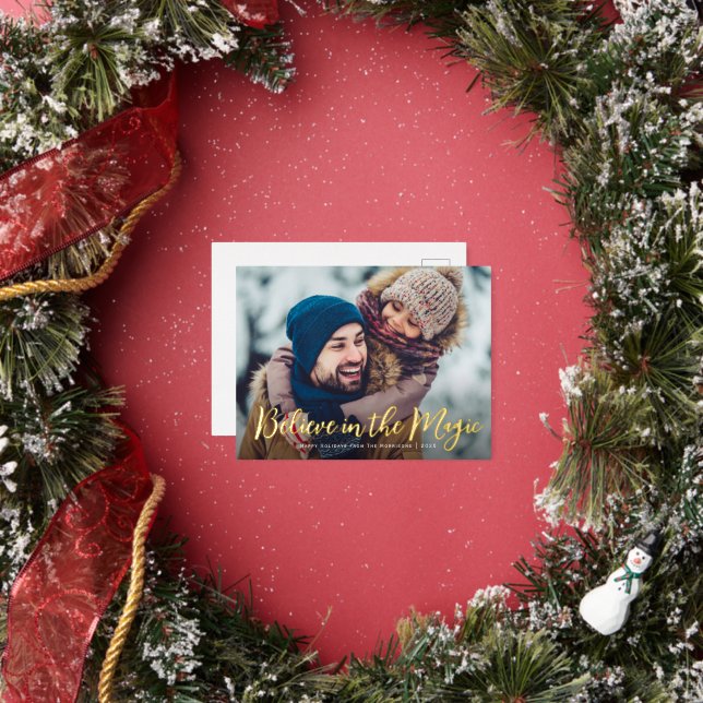 believe in the magic holiday greeting (Insitu)
