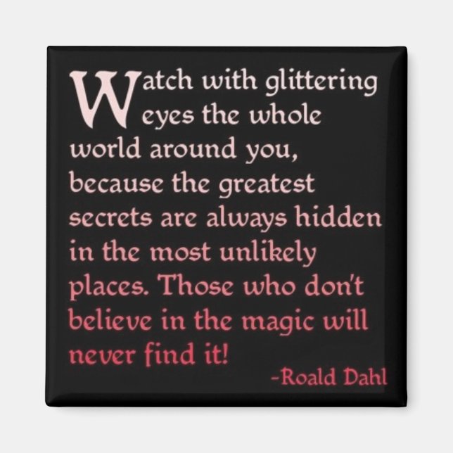 Believe in the Magic Magnet (Front)