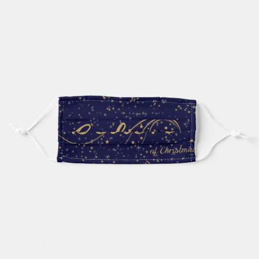 Believe in the magic of Christmas Adult Cloth Face Mask (Front, Folded)