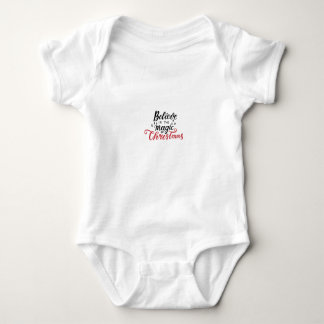 Believe in the Magic of Christmas Baby Bodysuit